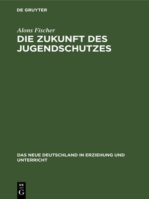 cover image of Die Zukunft des Jugendschutzes
